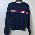 Divided  By H&M Women Crew Neck Pullover Sweater Blue‎ Size XS Photo 1