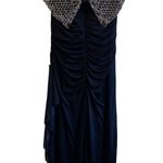 XScape NWT  Beaded Off the Shoulder Column Gown Photo 5