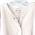 Ava & Viv  Sherpa Cream Coat Photo 4