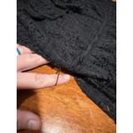 My Michelle Y2K  Black Lace Ruffle Dress Large Women’s Cap Sleeve Whimsy L Junior Photo 5