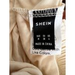 SheIn  womens‎ suspender pants wide leg cream size M Photo 2