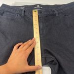 Liz Claiborne Skinny Leg Jeans Womens 14 Black Cotton Denim Stretch Curvy Fit Photo 12