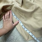 Ryan Roche Women’s 100% Wool Gabardine Tailored Boyshort High Rise in Camel 10 Photo 13