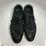 Balenciaga Raffia Runners in‎ black woven leather sneakers size 41 Photo 3