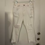 Ser.O.Ya Omar Drop Crotch Boyfriend distressed jeans White Size 25 Photo 3