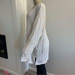 Diane Von Furstenberg  Size 3X  Sheer Metallic Cable Knit Sweater Top Lagenlook Photo 8