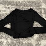 Talula Aritzia Faux Wrap Long Sleeve Top XS Photo 0
