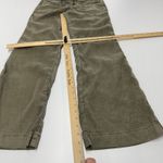 LEVEL 99 Pants Womens 27 Green Leandra Lounge Linen Blend Wide Leg Drawstring Photo 10