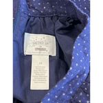 Gymboree Dressed Up by  Womens Navy Metallic Silver Skirt Size 12 Length 23" Prep Photo 4