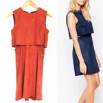 Fashion Union Suede Cut Out Zip Up Dress Size XS Photo 2