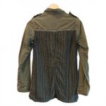 Zara Trafaluc Women's Olive Green Military Jacket XS Streetwear Tan Photo 4
