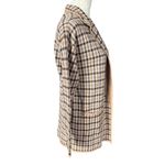 Loft Petites XSP beige houndstooth long sleeve open cardigan sweater jacket Photo 2