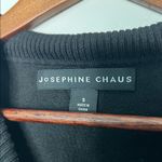 Josephine Chaus  Silk Blend Sleeveless Turtleneck Top Black Size Small Office Photo 2