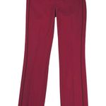 Anthropologie The Essential Slim Crop Dress Pant Trouser Red with Piping Size 2 Photo 2