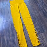 Zenana Outfitters Super Soft Nylon Spandex Lattice Leggings | S/M | Photo 2