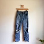 AGOLDE  Riley Distressed Straight Leg Jeans Size 25 Photo 2