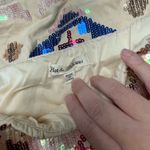 Hot & Delicious  Sequin Aztec Skirt Size Medium Boutique Lined Pull On Photo 3