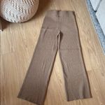 Lovers + Friends  Tan Wide Leg Knit Pants Photo 3
