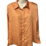 Abel the label ASTR The‎ Label Blush Pink Long Sleeve Button-Down Shirt Top Women's Size M Photo 0