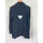 CAbi Victoria Keyhole Knit Cardigan Sweater Black Size Medium Photo 4