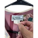 Vintage Campus Casuals Striped Floral Skirt and Blouse Outfit Size Small Purple Photo 8