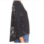 Current/Elliott Current Elliott The Boxy Dolman Sleeve Tee in Black Ink Blot Women's Size 0 Photo 9