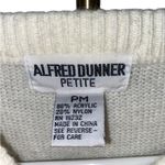 Alfred Dunner vintage cream pearl and lace sweater by Photo 4