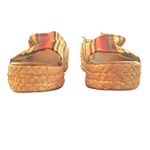 Coconuts  Canvas Stripe Woven Platform Espadrille Mule Sandals Women’s Size 9 Photo 1