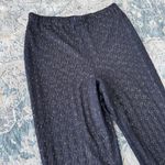 St. John Evening Pants Womens 12 Crochet Pailette Open Knit Wide Leg Photo 1