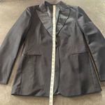 Women’s Black Slim Fit 3 Piece Formal Tuxedo Pant Suit Peak Lapel Size 6 NEW Photo 5