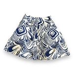 CAbi Womens Skirt Sz 0 Lombard Blue White Geo Swirl Pockets A-Line Photo 5