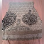 Desigual  Gray and White Patterned Boho Skirt Photo 4