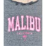SheIn Womens XL Gray Malibu California Graphic T Shirt Top Wide Neck Souvenir NEW Photo 1