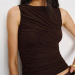 Reformation NWT  Rosie Brown Knit Top Photo 0