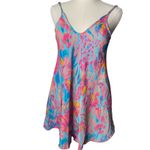 FLORENCIA 70% Silk Floral Chemise
Nightgown Mini Dress V Photo 1