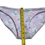 Skatie NEW Pastel Marble Watercolor Bikini Resort Vacation Beach Top XL Bottom L Photo 10