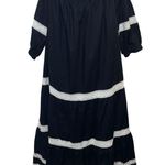 Kate Spade NWT Broom Street X  Poplin Off Shoulder Dress Black & White Size XXL Photo 7