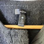 AQUA  Tweed Long Sleeve Romper Photo 4