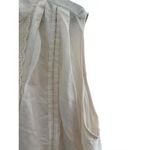 Torrid NEW  Challis Eyelet Blouse Top Size 2 2X Peplum Button Down Ivory Viscose Photo 8