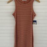 Arizona Jeans NWT Arizona Striped Ribbed Bodycon Midi Tank Dress Size S Photo 0