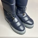 Aquatalia Arlo Nylon Winter Snow Rain Tall Boots Navy Blue Womens Size 10 NWOT Photo 7