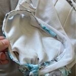 MPG Sport Blue Floral Print Sports Bra / Crop Top Size Medium / 6 Photo 5