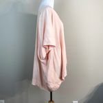 The Odells Top Womens Medium Pink Oversized Relaxed Fit V Photo 4