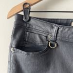 Burberry  Brit Westbourne Skinny Ankle Pants Faux Leather Zip Button  5-Pocket 32 Photo 14