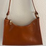 Brown Faux Leather Shoulder Purse Photo 2