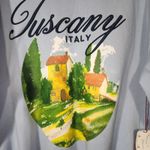 Tuscany Italy women's size Large blue sweatshirt Photo 4