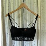 Victoria's Secret NWT PINK Black Lace Bralette Push Up Padded Underwired Bra XL Photo 3
