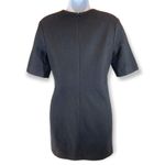 Kate Spade Saturday | Size 0 | Black Short Sleeve Buckle Over Wool Blend Dress Photo 1
