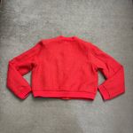 Jason Wu  Tweed Snap Front Bomber Jacket Red Women’s Photo 1