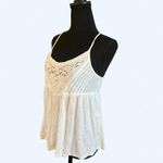 Forever 21 White cami top vintage Y2K babydoll top Size Small Photo 4